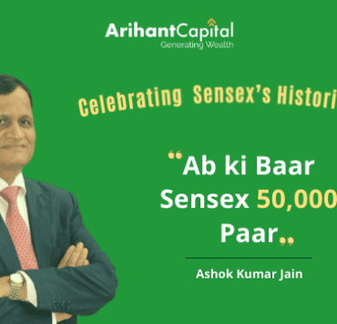 Market Updates Sensex high 50000