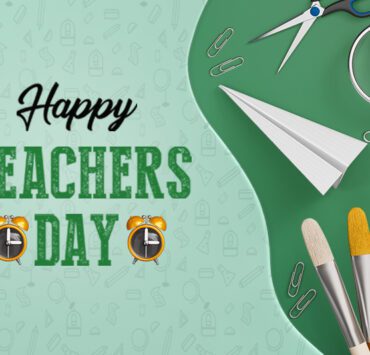 Happy teachers day social media banner template